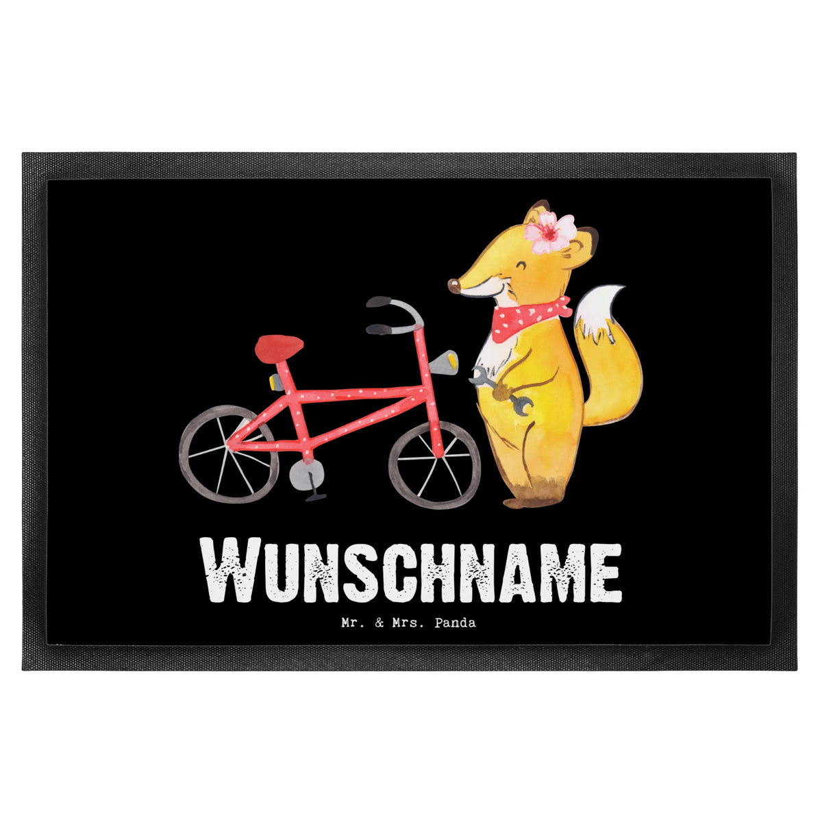Personalized doormat Bicycle Mechanic heart gift, gift idea, best, farewell gift, passing exam, anniversary, retirement, promotion, job start, sayings, funny, profession