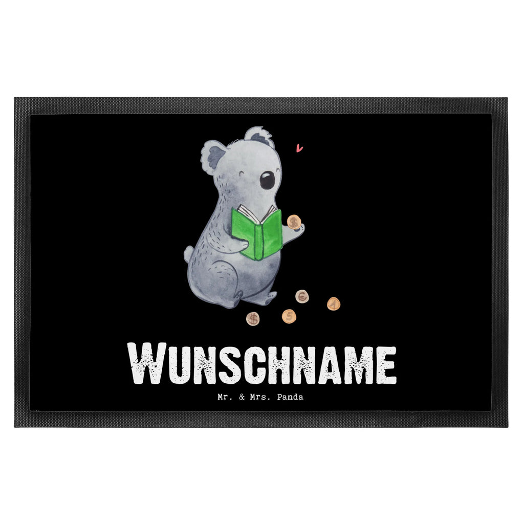 Personalized doormat Koala bear collect coins Gift, sport, hobby, giving, thank you, award, profit, athlete, numismatics, coins from all over the world, Collecting coins