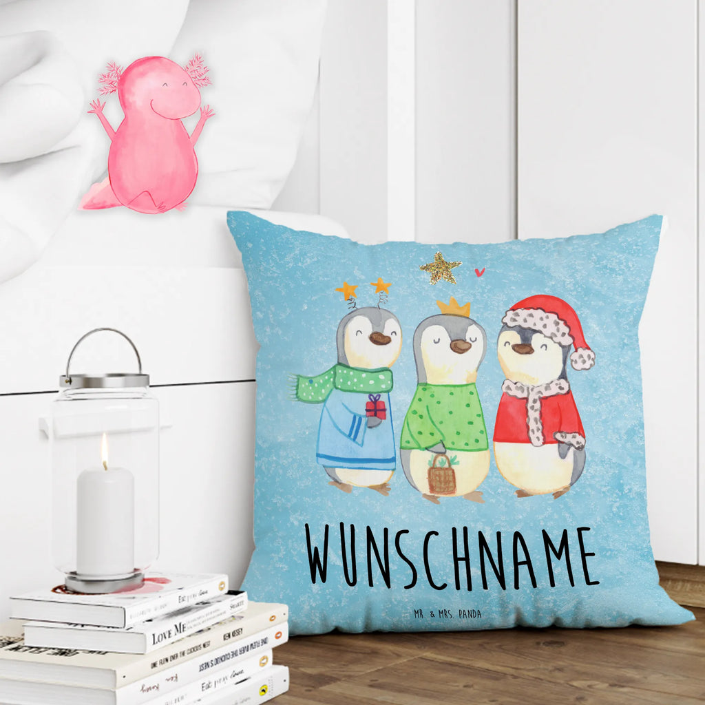 Personalised cushion wintertime Holy Three Kings Winter, Christmas, Christmas time, snow, Christmas days, Santa Claus, Epiphany, Christmas present, Christmas Eve