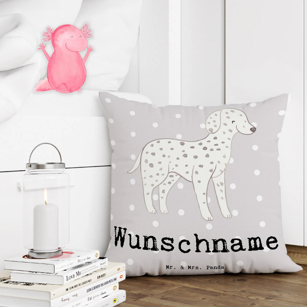 Personalised cushion Dalmatian Lifesaver Dog, dog breed, purebred dog, dog owner, gift, animal lover, giving, puppy