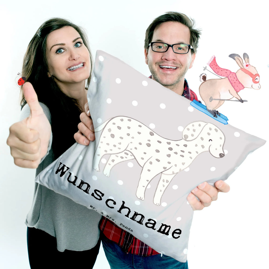 Personalised cushion Dalmatian Lifesaver Dog, dog breed, purebred dog, dog owner, gift, animal lover, giving, puppy