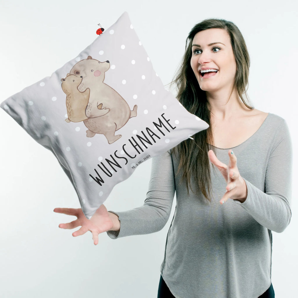 Personalised cushion Papa Bear Family, Father's Day, Mother's Day, brother, sister, Mom, Dad, daddy, birthday, father's day, uncle, dad, present