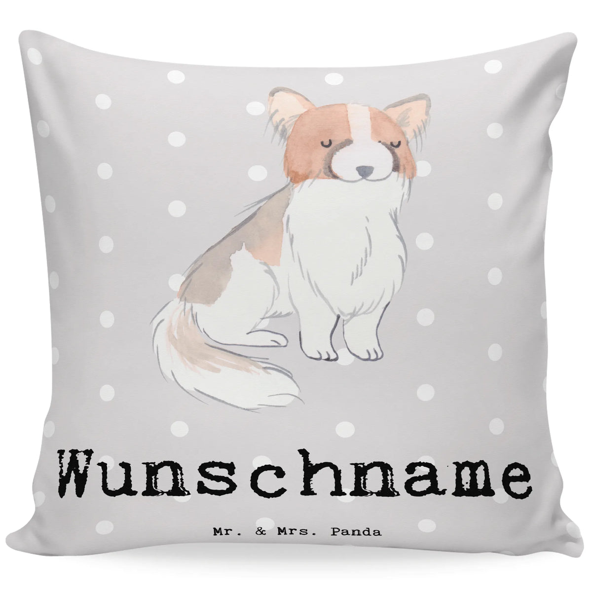 Personalised cushion Butterfly Lifesaver Dog, dog breed, purebred dog, dog owner, gift, animal lover, giving, puppy