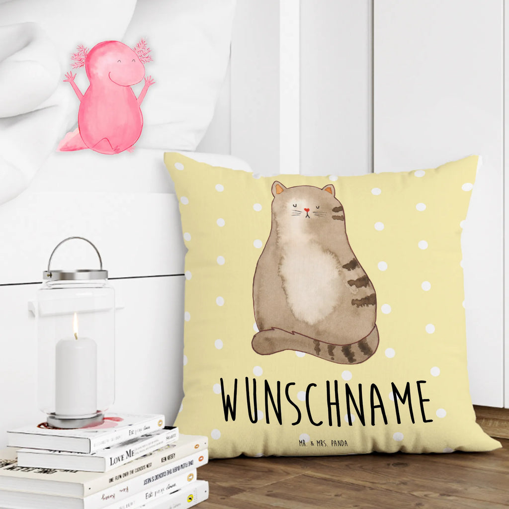 Personalisiertes Kissen Katze sitzend Name, Wunschname, Kissen, Kopfkissen, personalisiert, bedrucken, Katze, Katzenmotiv, Katzenfan, Katzendeko, Katzenfreund, Katzenliebhaber, Katzenprodukte, Katzenartikel, Katzenaccessoires, Katzensouvenirs, Katzenliebhaberprodukte, Katzenmotive, Katzenhalter, Cats, Katzen, Liebe, Katzenliebe, Katzenbesitzerin, Mittelpunkt, Familie, Haustier, Mietze, Cat, Kater, Lebensinhalt