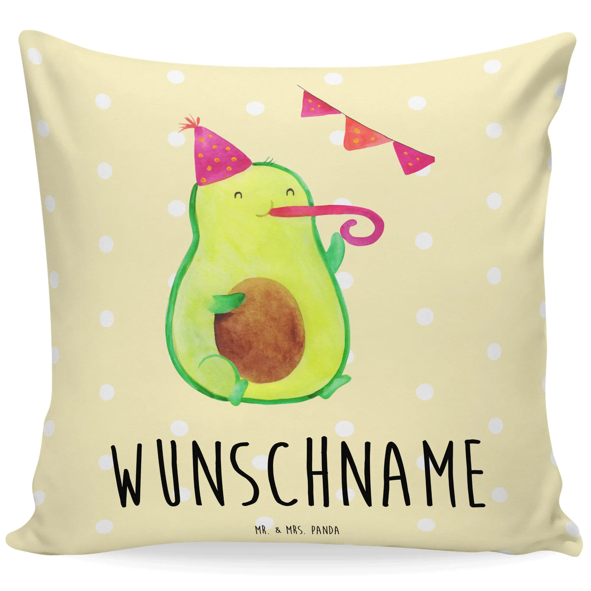 Personalised cushion avocado party avocado, vegetables, jubilee, graduation, passed, company celebration, avocados, party, birthday, Abi, class celebration, school graduation, exam, celebration, anniversary, happy birthday, birthday celebration, favorite day
