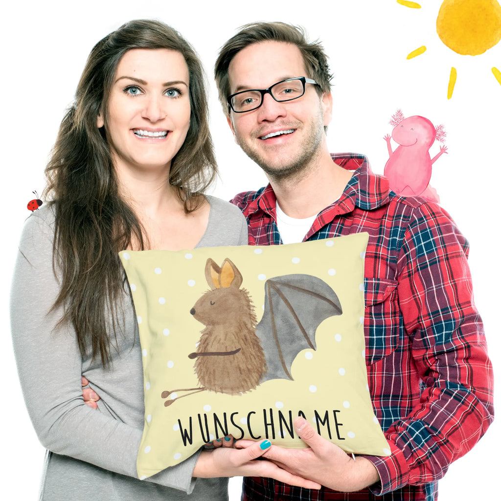 Personalizowana poduszka Nietoperz siedzenie Motywy zwierzęce, dobra energia, zabawne powiedzonka, zwierzęta