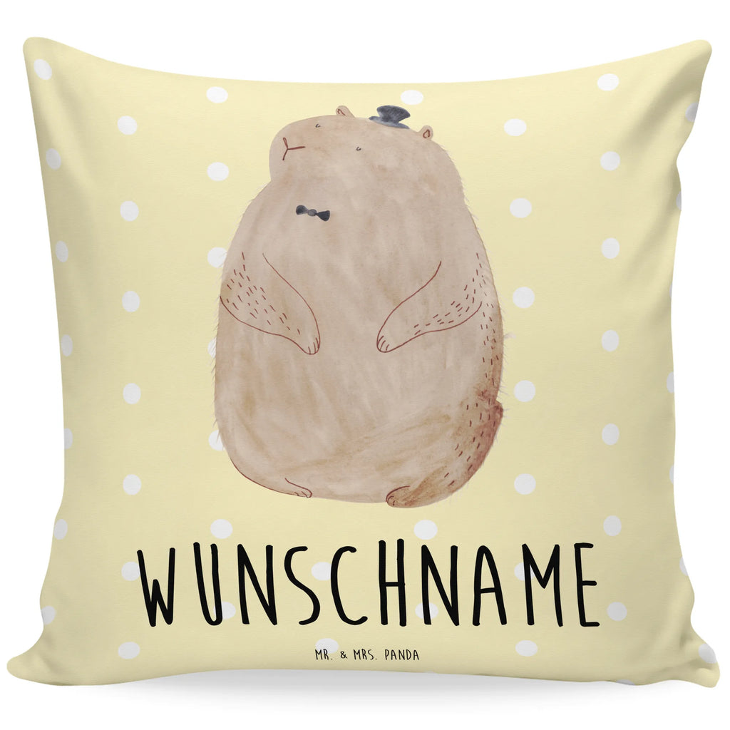 Personalizowana poduszka Świstak Motywy zwierzęce, dobra energia, zabawne powiedzonka, zwierzęta