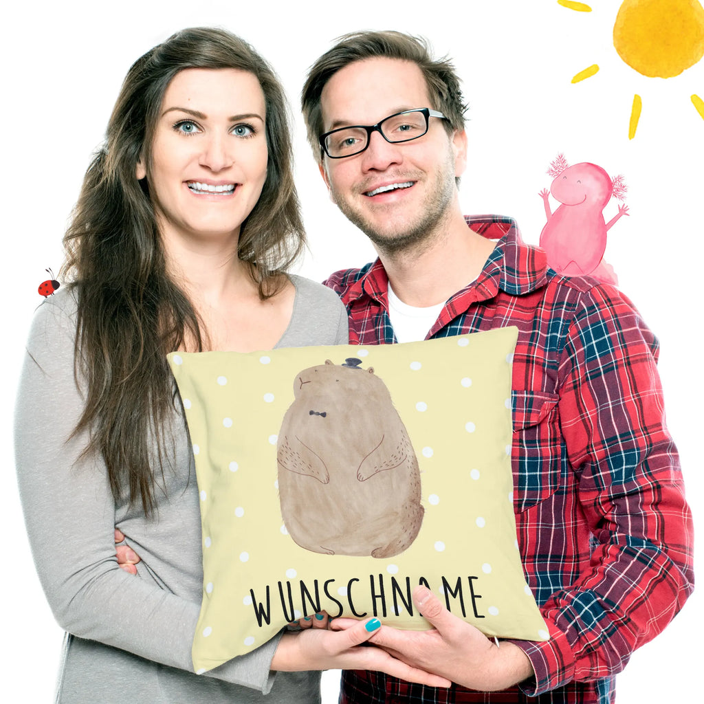 Personalizowana poduszka Świstak Motywy zwierzęce, dobra energia, zabawne powiedzonka, zwierzęta