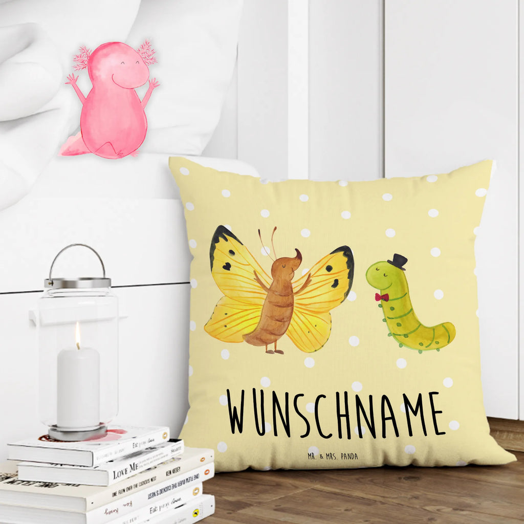 Personalizowana poduszka gąsienica motyl Motywy zwierzęce, dobra energia, zabawne powiedzonka, zwierzęta