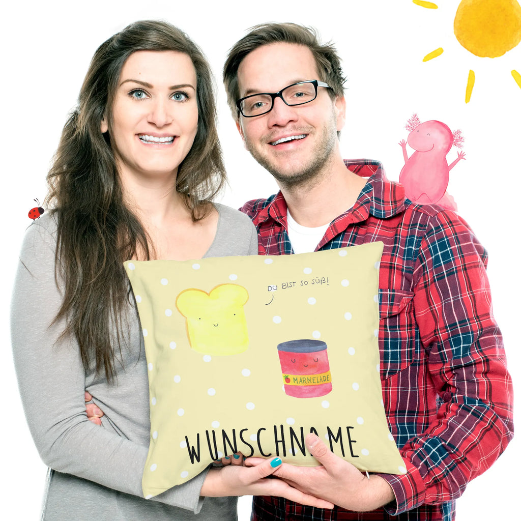 Personalizowana poduszka Tost dżem Motywy zwierzęce, dobra energia, zabawne powiedzonka, zwierzęta