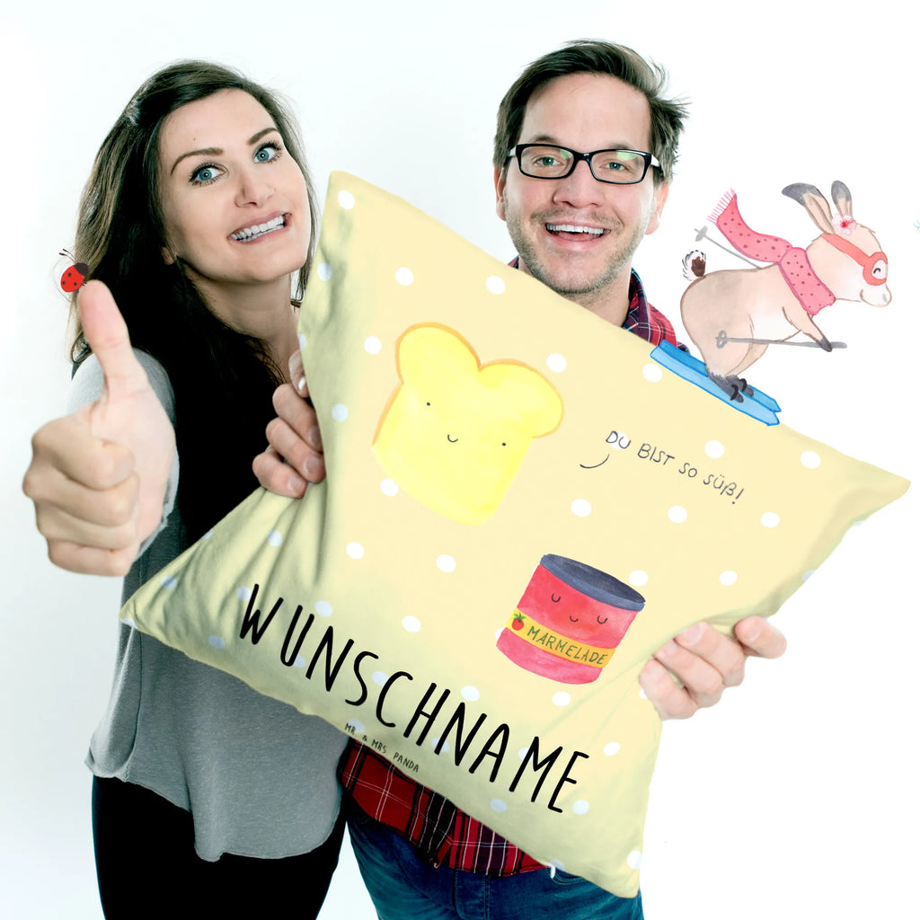 Personalizowana poduszka Tost dżem Motywy zwierzęce, dobra energia, zabawne powiedzonka, zwierzęta