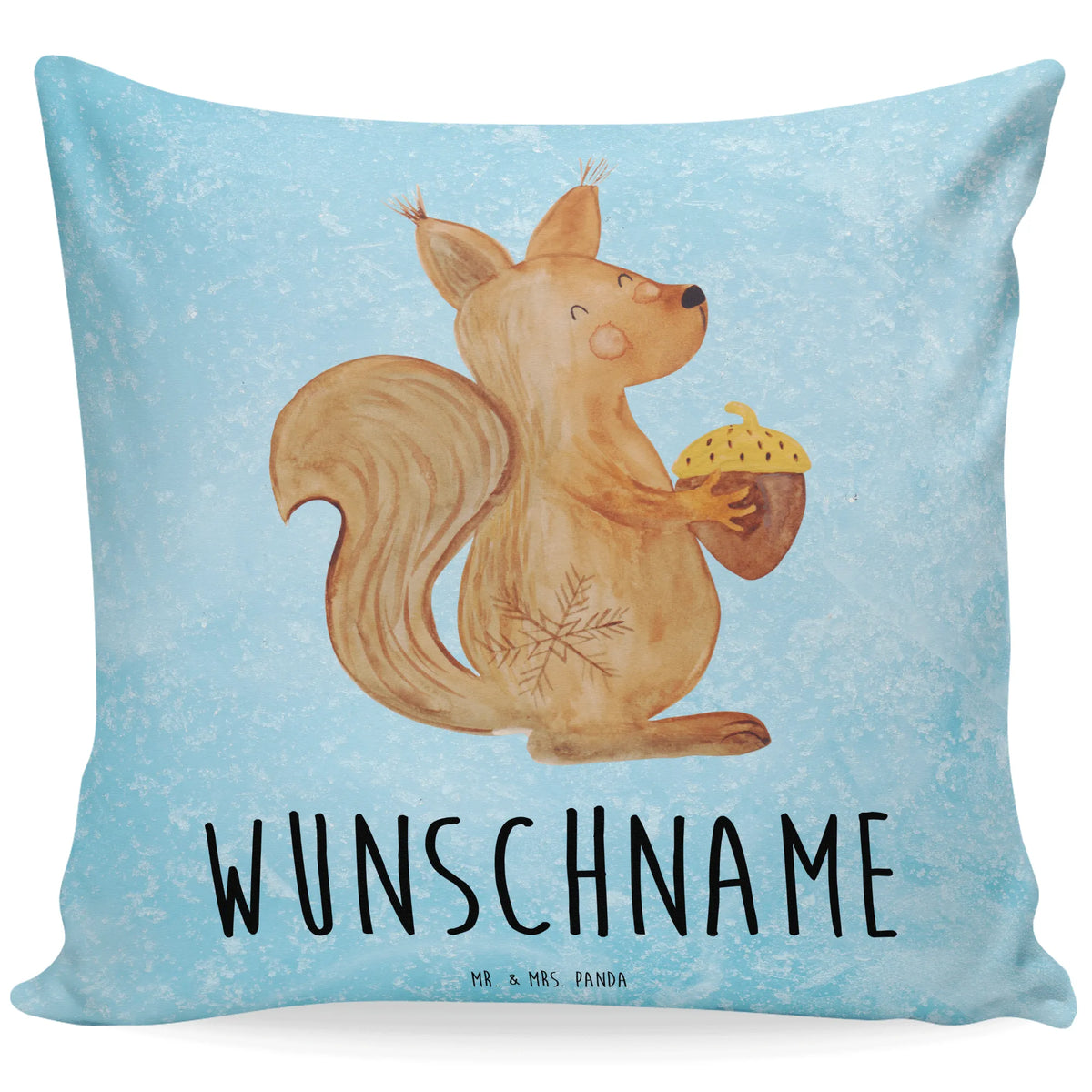 Personalised cushion Squirrel Christmas Christmas time, snow, Christmas Theme, Christmas Greeting, Merry Christmas, New Year, Bird, Happy New Year