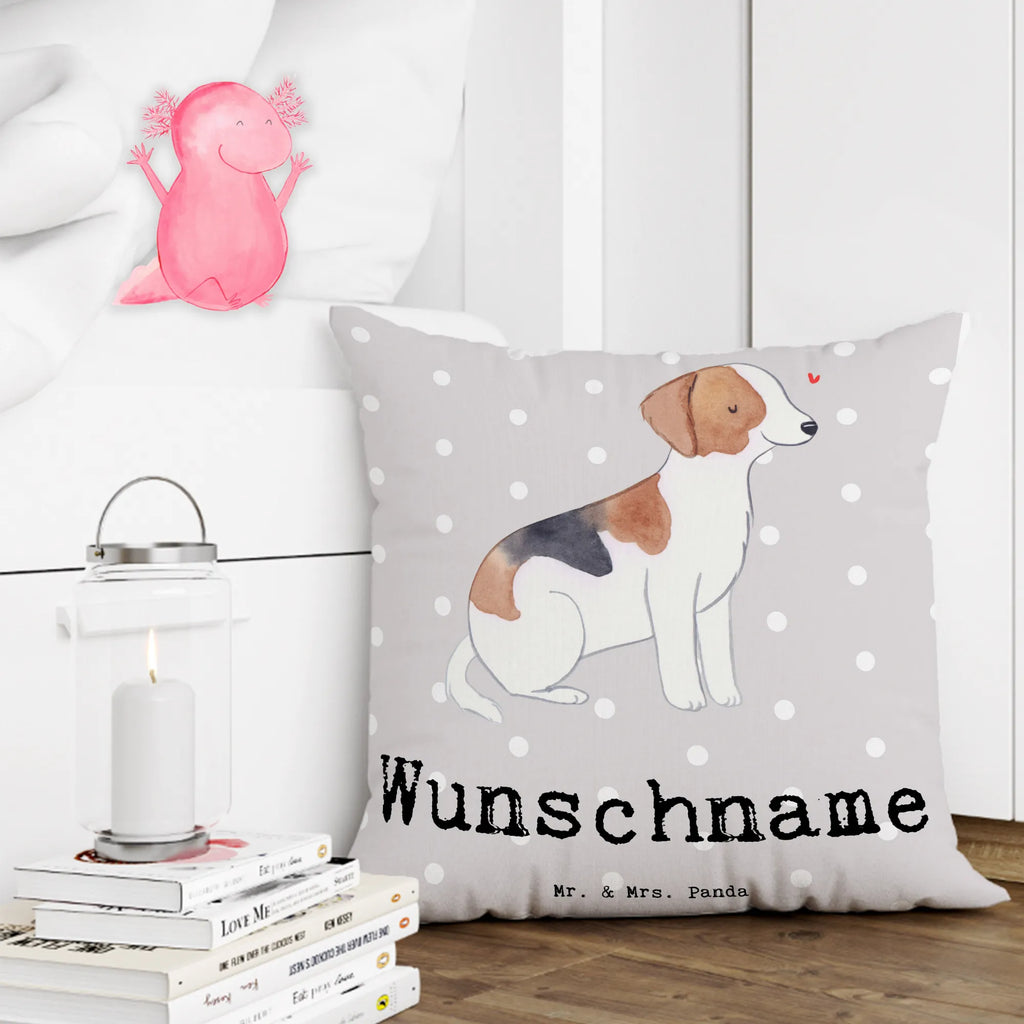 Personalisiertes Kissen Foxhound Lebensretter Kopfkissen, Wunschname, Name, bedrucken, personalisiert, Kissen, Hund, Hunderasse, Rassehund, Hundebesitzer, Geschenk, Tierfreund, Schenken, Welpe, Jagdhund, Laufhund, Foxhound