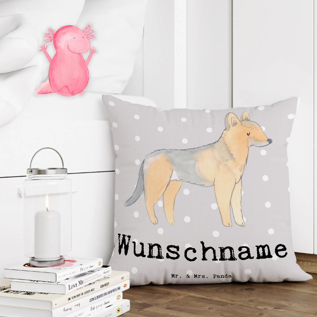 Personalisiertes Kissen Schäferhund Lebensretter Kopfkissen, Name, Kissen, bedrucken, Wunschname, personalisiert, Hund, Hunderasse, Rassehund, Hundebesitzer, Geschenk, Tierfreund, Schenken, Welpe, Schäferhund