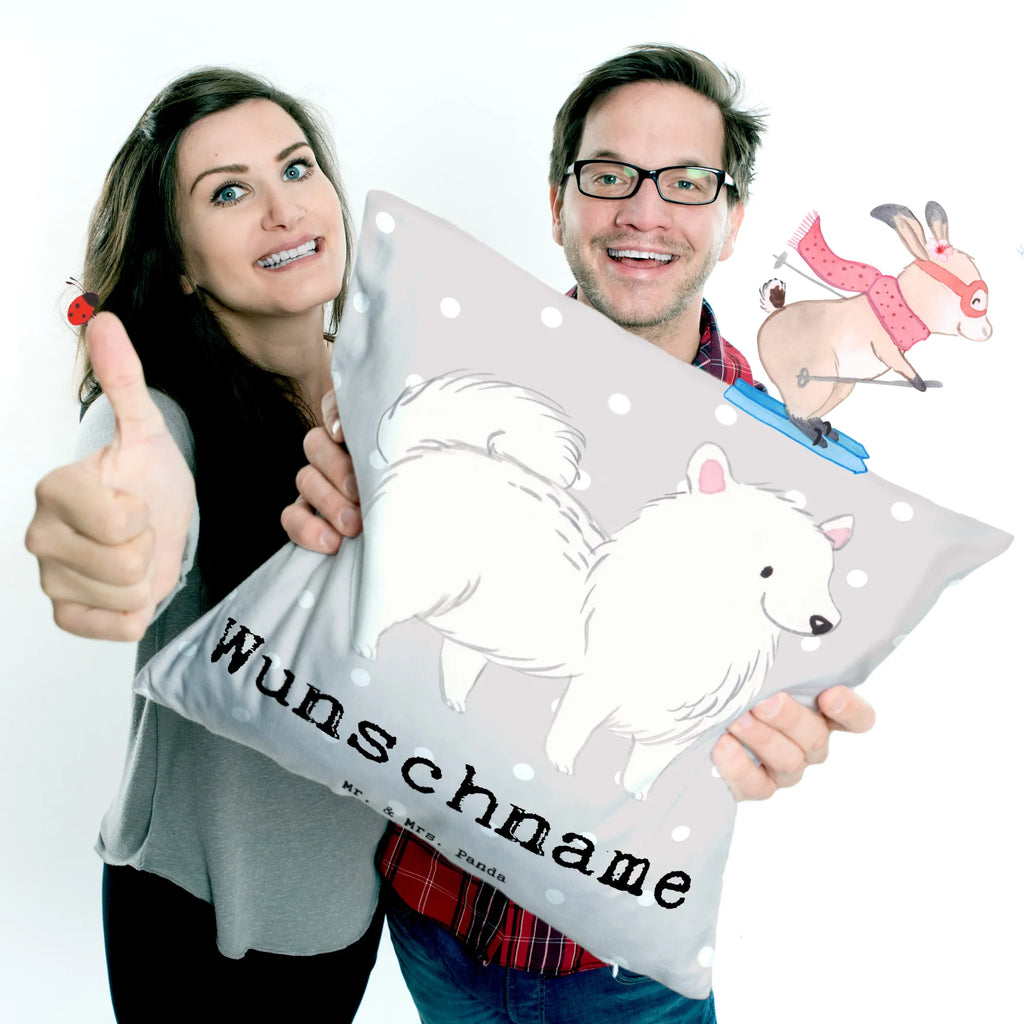 Personalised cushion Spitz Lifesaver Dog, dog breed, purebred dog, dog owner, gift, animal lover, giving, puppy