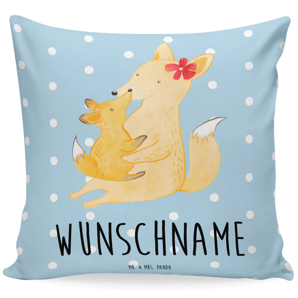 Personalised cushion Fox mummy Family, Father's Day, Mother's Day, brother, sister, Mom, Dad, present, daughter, favourite daughter, best daughter, mother, mom
