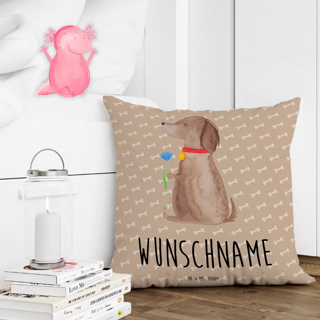 Personalised cushion Dog flower dog, mutt, hound, woof, dog mama, dog breed, love dogs, love for dogs, dog decorative items, bag with dog print, funny gifts for dog owners, what do you give a dog lover, Christmas gifts for dogs, gifts for dogs, dog sayings, dog lover, dog owners, mistress, Dog, dogs