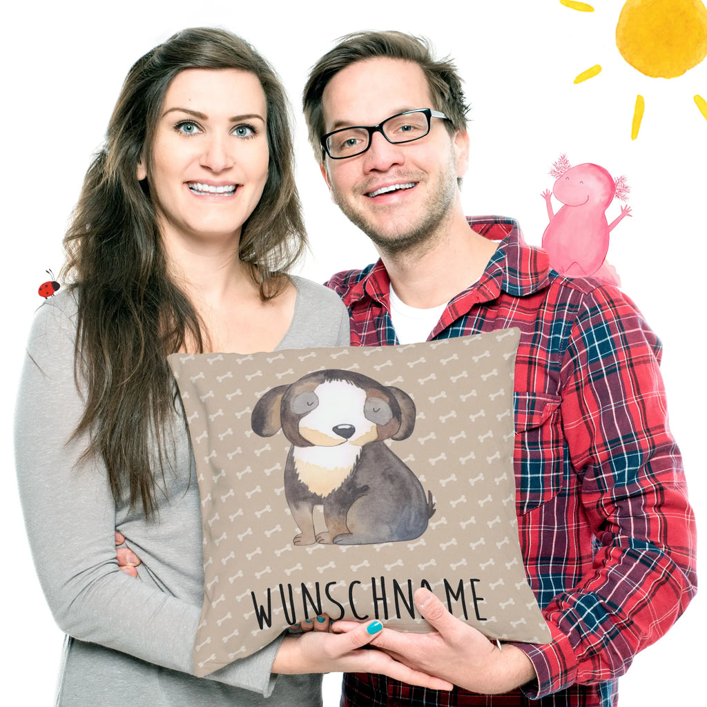 Personalizowana poduszka pies relaks Pies, motyw psa, zwierzę domowe, rasa psa, miłośnik zwierząt, właściciel psa, powiedzenia