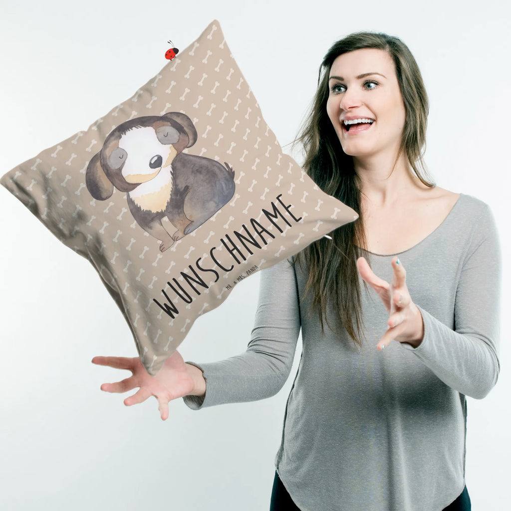 Personalizowana poduszka pies relaks Pies, motyw psa, zwierzę domowe, rasa psa, miłośnik zwierząt, właściciel psa, powiedzenia