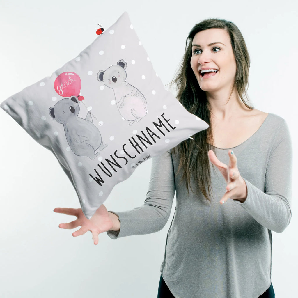 Personalisiertes Kissen Koala Luftballon Kissen, Personalisiert, Kopfkissen, Wunschname, Name, Bedrucken, Koala, Koalabär, Party, Geburtstag, Luftballon, Geschenk