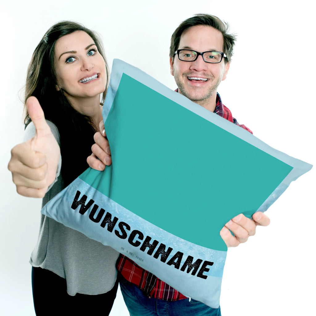 Personalised cushion Gingerbread House Winter, Christmas, Christmas time, snow