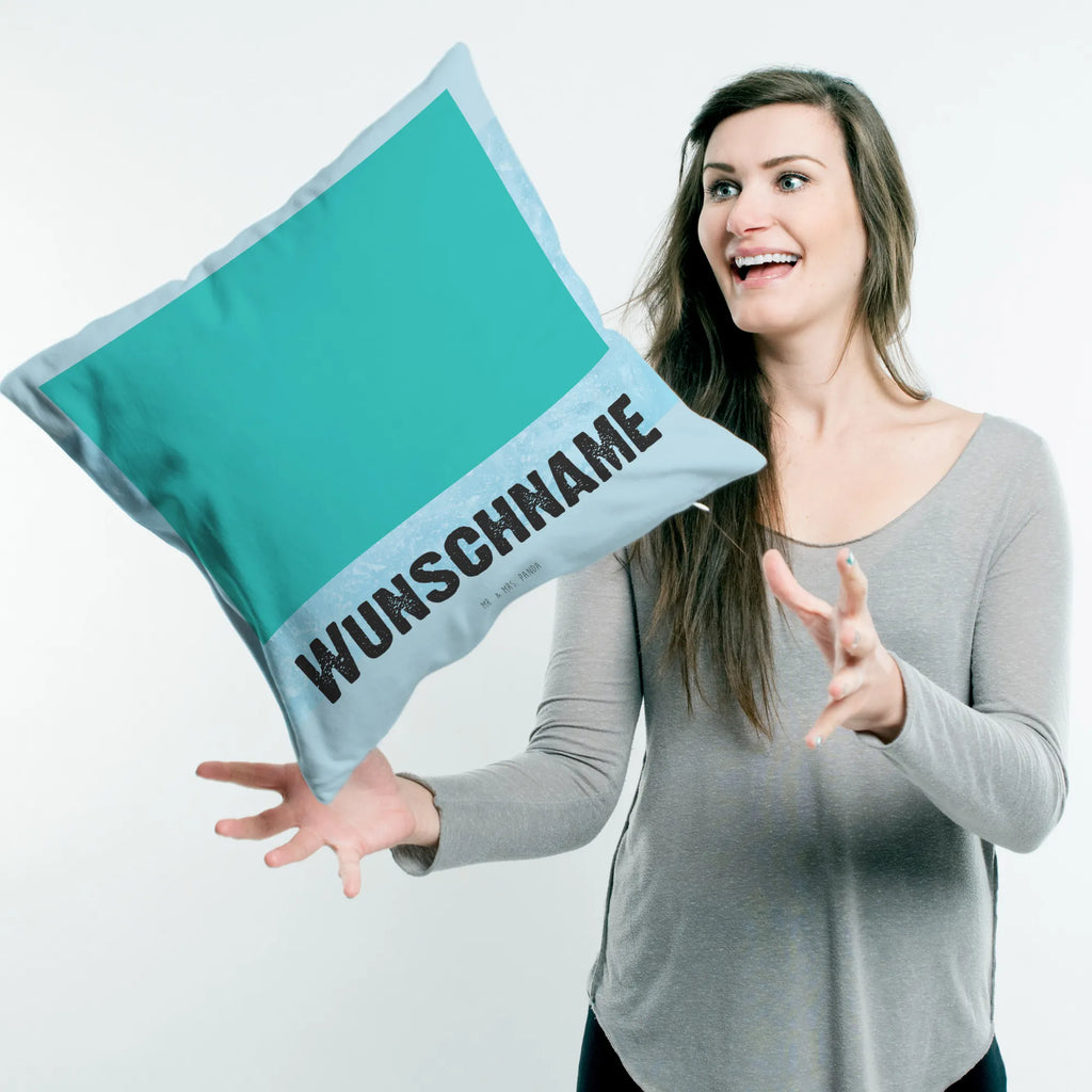 Personalised cushion Gingerbread House Winter, Christmas, Christmas time, snow