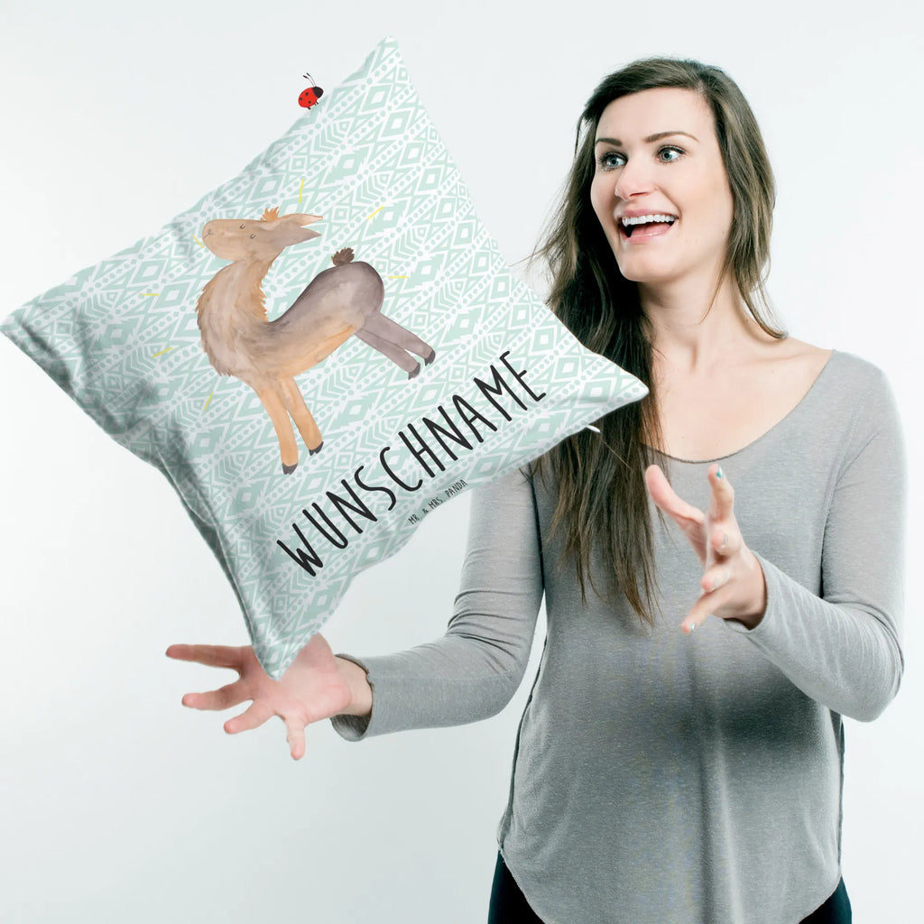 Personalised cushion lama Proud Llama, llama, alpaca, trendy animal, New start, Outsider, Proud, Best friend, Family, Girlfriends, Different, Girlfriend, Hippie, Lama, Buddy, Llamas