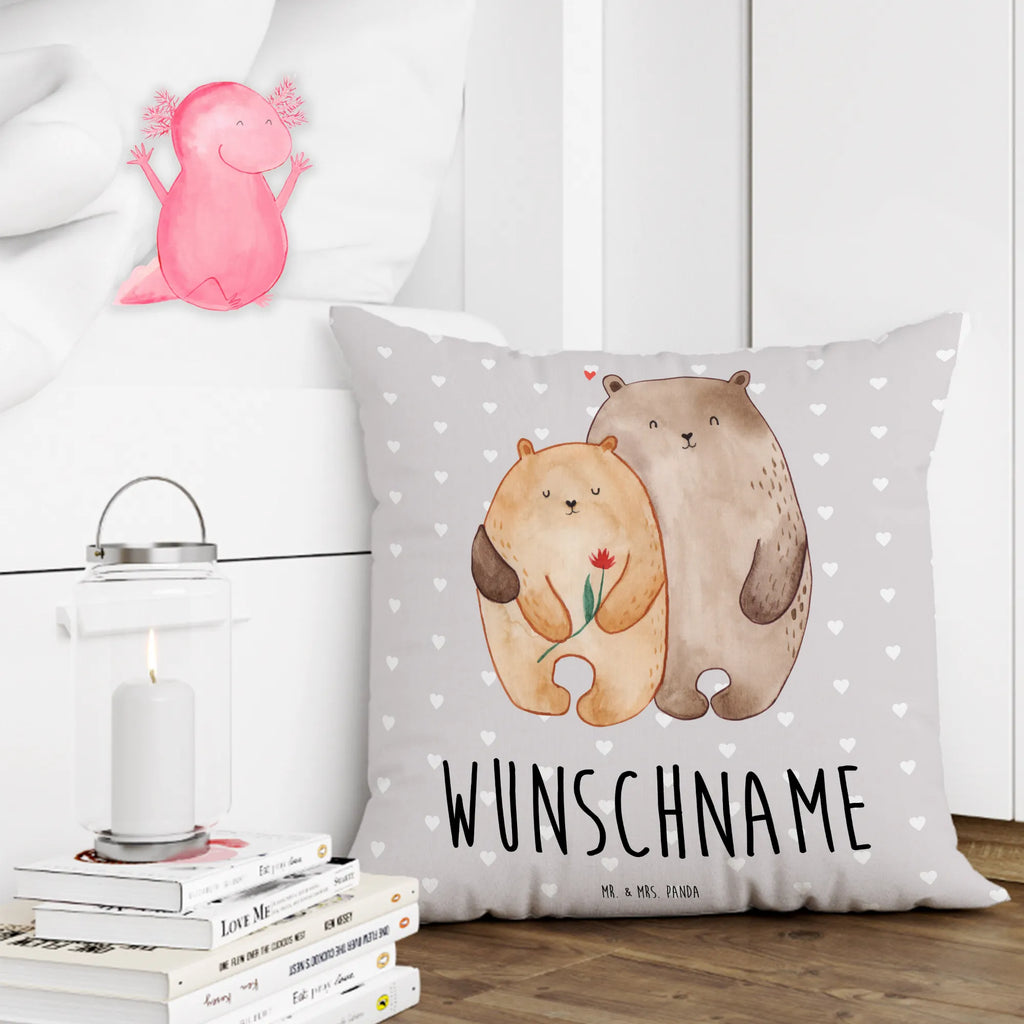 Personalised cushion Bears in love Love, Loving, Two, Together, Marriage, Engagement, Proposal of marriage, Love gift, gift for her, gift for him, anniversary gift, Bear, Partner, Wedding anniversary, Married, Gift Girlfriend, Engaged, Gift Wedding, Anniversary, Girlfriend, Bears, In love, Proof of love, Gift Friend, Boyfriend