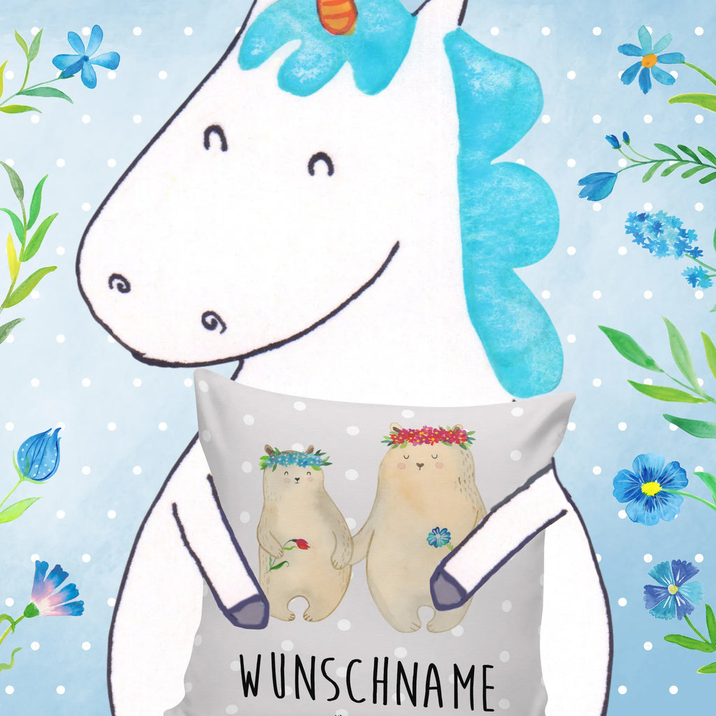 Personalisiertes Kissen Bären mit Blumenkranz Wunschname, Kissen, Personalisiert, Bedrucken, Name, Kopfkissen, Schwester, Familie, Vatertag, Opa, Oma, Muttertag, Papa, Mama, Bruder, Kind, Bär, Mutter, Geschenk Mama. Muttertag, Tochter, Weltbeste Mama, Lieblingsmensch, Töchter, Mami, Bären, Family, Lieblingsmama, Kinder, Beste Mutter, Mutti, Vorbild