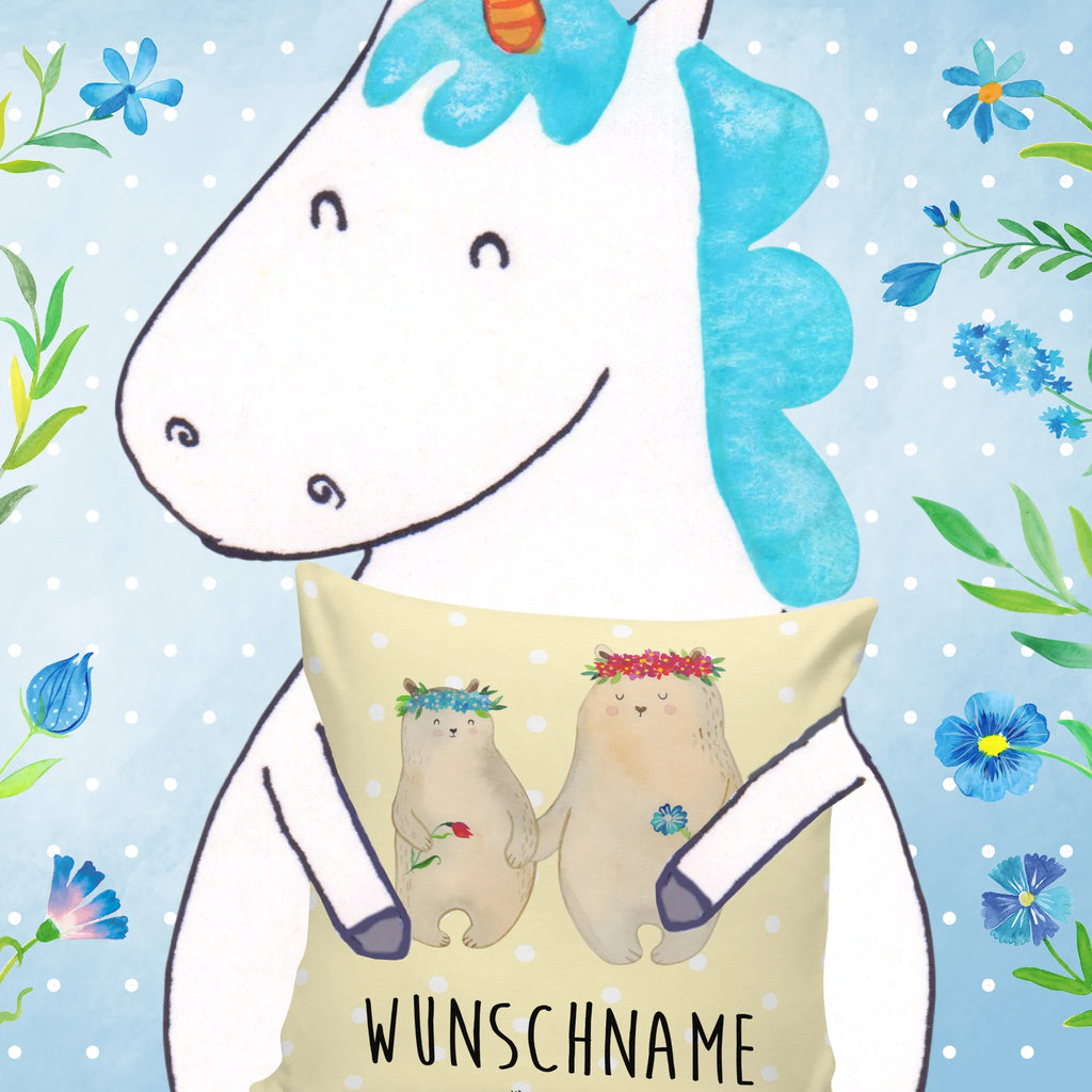 Personalisiertes Kissen Bären mit Blumenkranz Wunschname, Kissen, Personalisiert, Bedrucken, Name, Kopfkissen, Schwester, Familie, Vatertag, Opa, Oma, Muttertag, Papa, Mama, Bruder, Kind, Bär, Mutter, Geschenk Mama. Muttertag, Tochter, Weltbeste Mama, Lieblingsmensch, Töchter, Mami, Bären, Family, Lieblingsmama, Kinder, Beste Mutter, Mutti, Vorbild