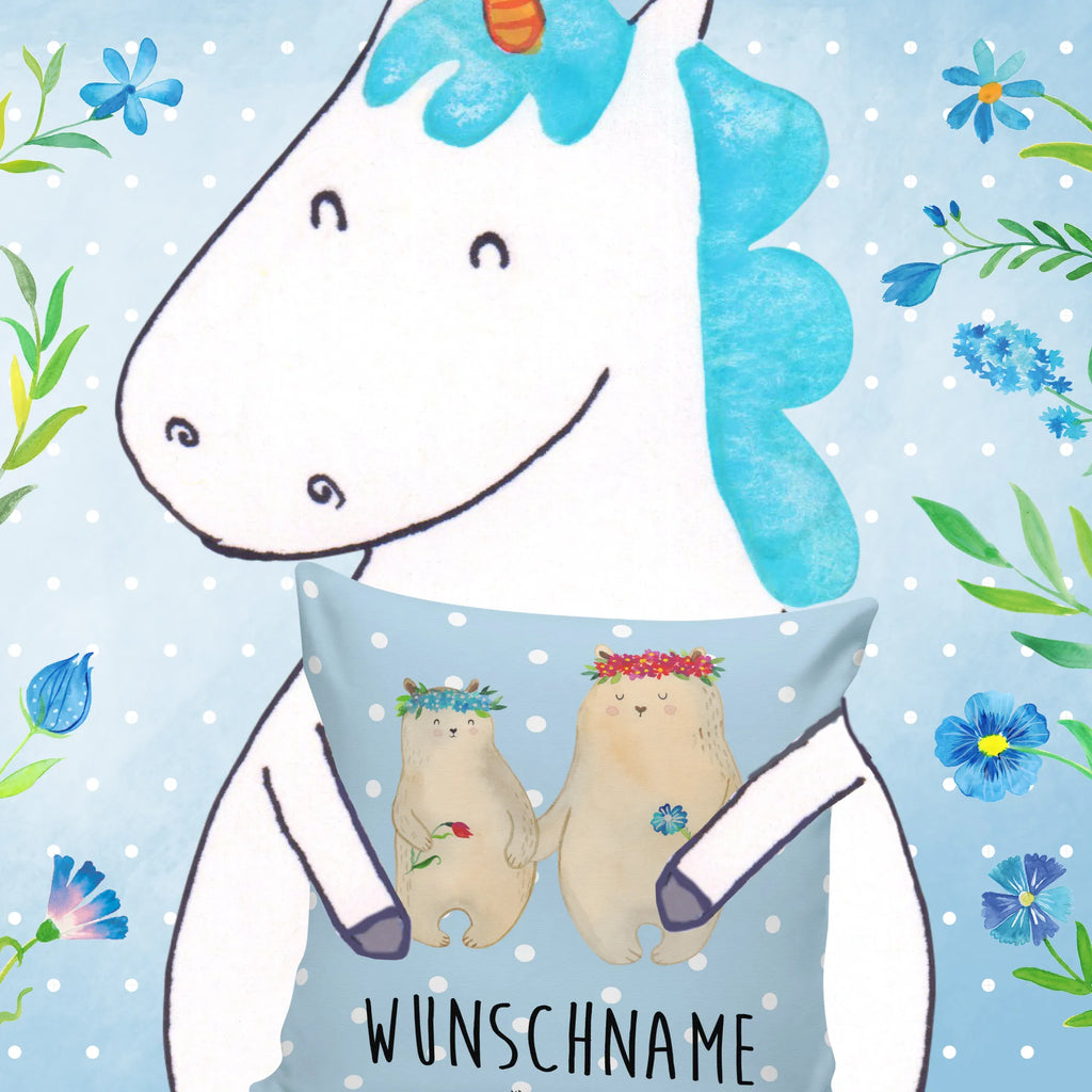 Personalisiertes Kissen Bären mit Blumenkranz Wunschname, Kissen, Personalisiert, Bedrucken, Name, Kopfkissen, Schwester, Familie, Vatertag, Opa, Oma, Muttertag, Papa, Mama, Bruder, Kind, Bär, Mutter, Geschenk Mama. Muttertag, Tochter, Weltbeste Mama, Lieblingsmensch, Töchter, Mami, Bären, Family, Lieblingsmama, Kinder, Beste Mutter, Mutti, Vorbild