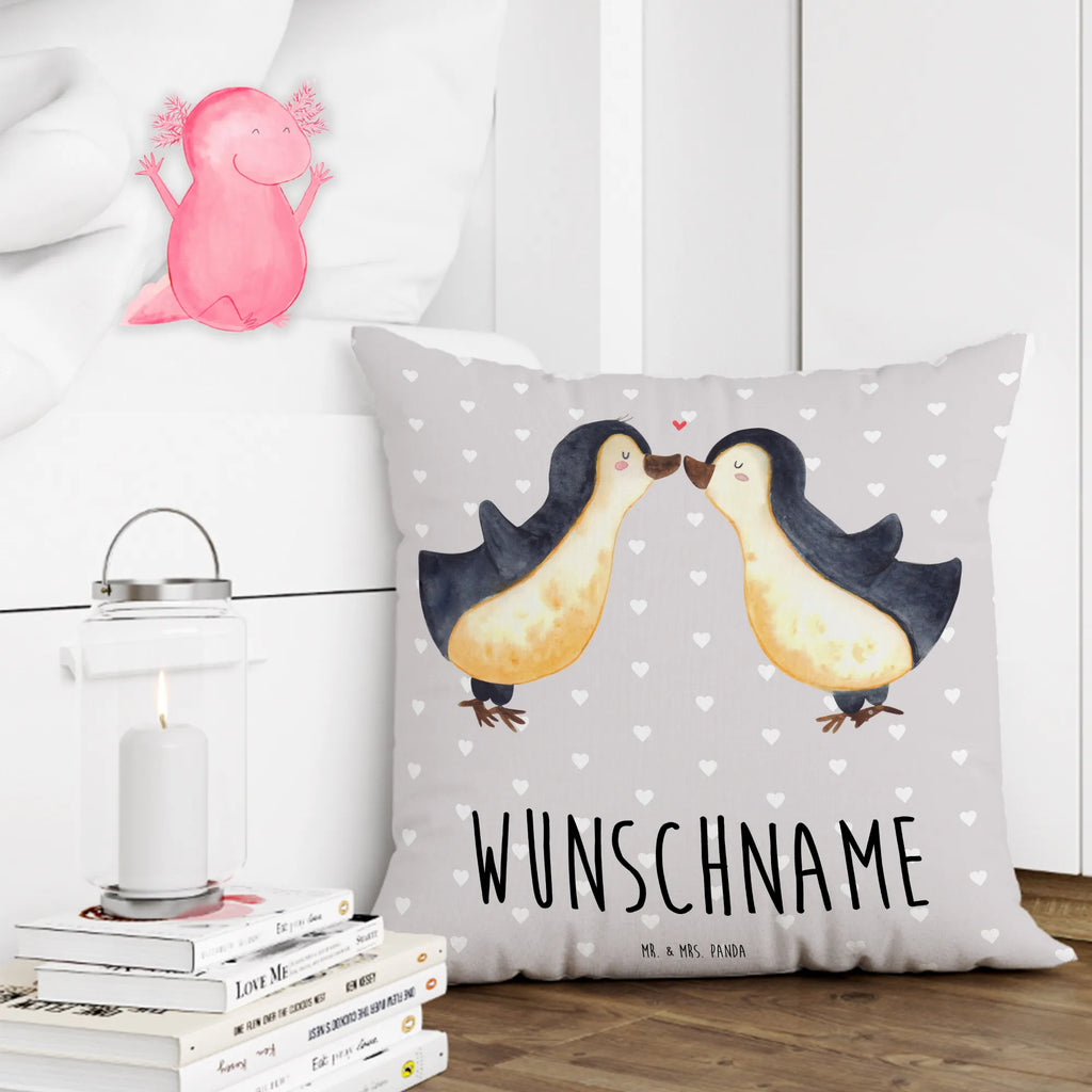 Personalised cushion Penguins in love Love, Loving, Two, Together, Marriage, Engagement, Proposal of marriage, Love gift, gift for her, gift for him, anniversary gift, gift girlfriend, pair of penguins, love, proof of love, couple. love couple, gift friend, anniversary, Penguin, love saying, penguins, gift anniversary, wedding, fiancé, engagement, penguin love, gift idea, fiancée, wedding anniversary, pair, guest gift