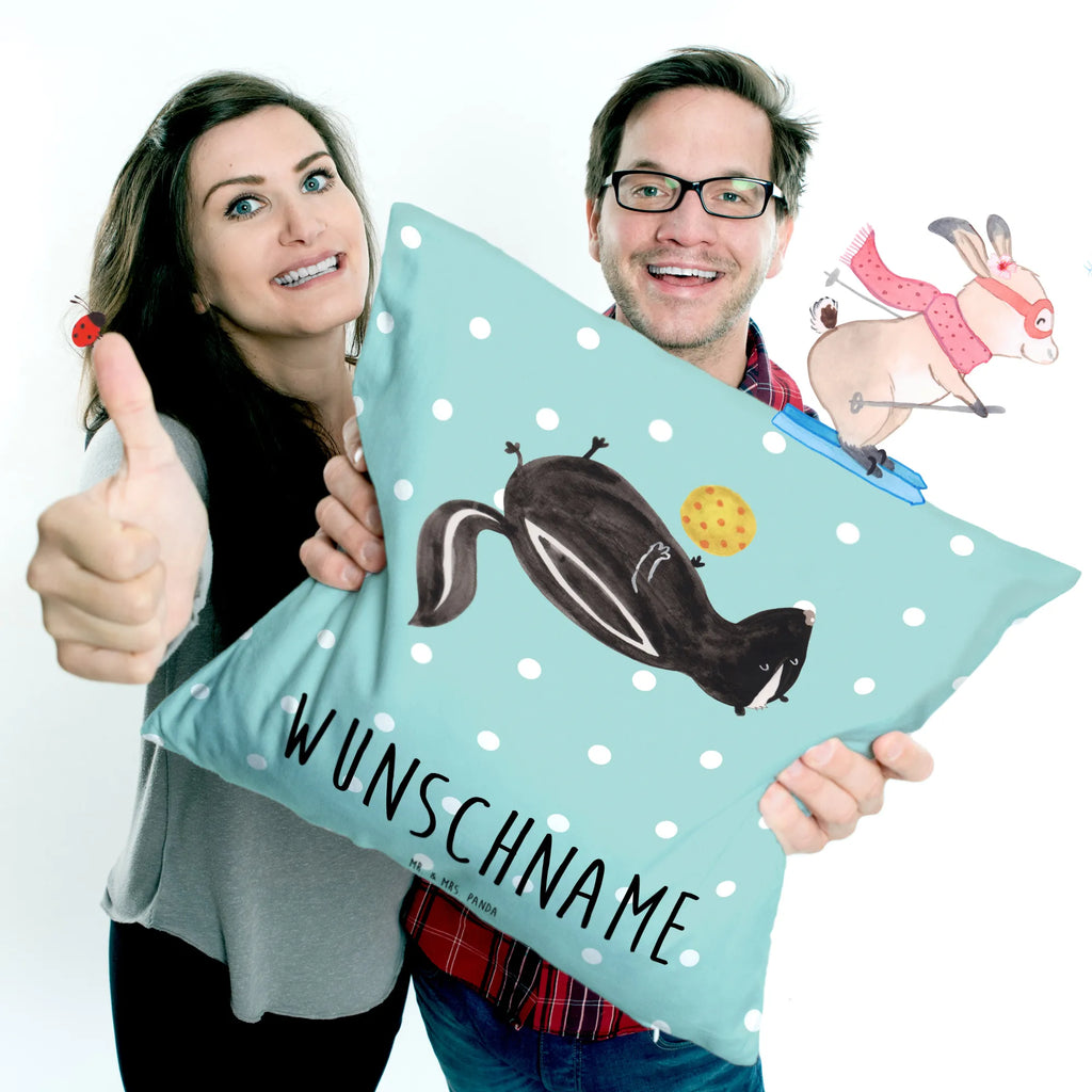 Personalizowana poduszka skunks piłka Stinktier, Skunk