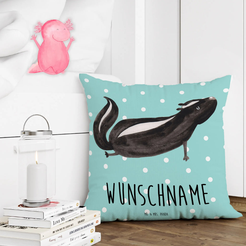 Personalizowana poduszka skunks Joga Stinktier, Skunk