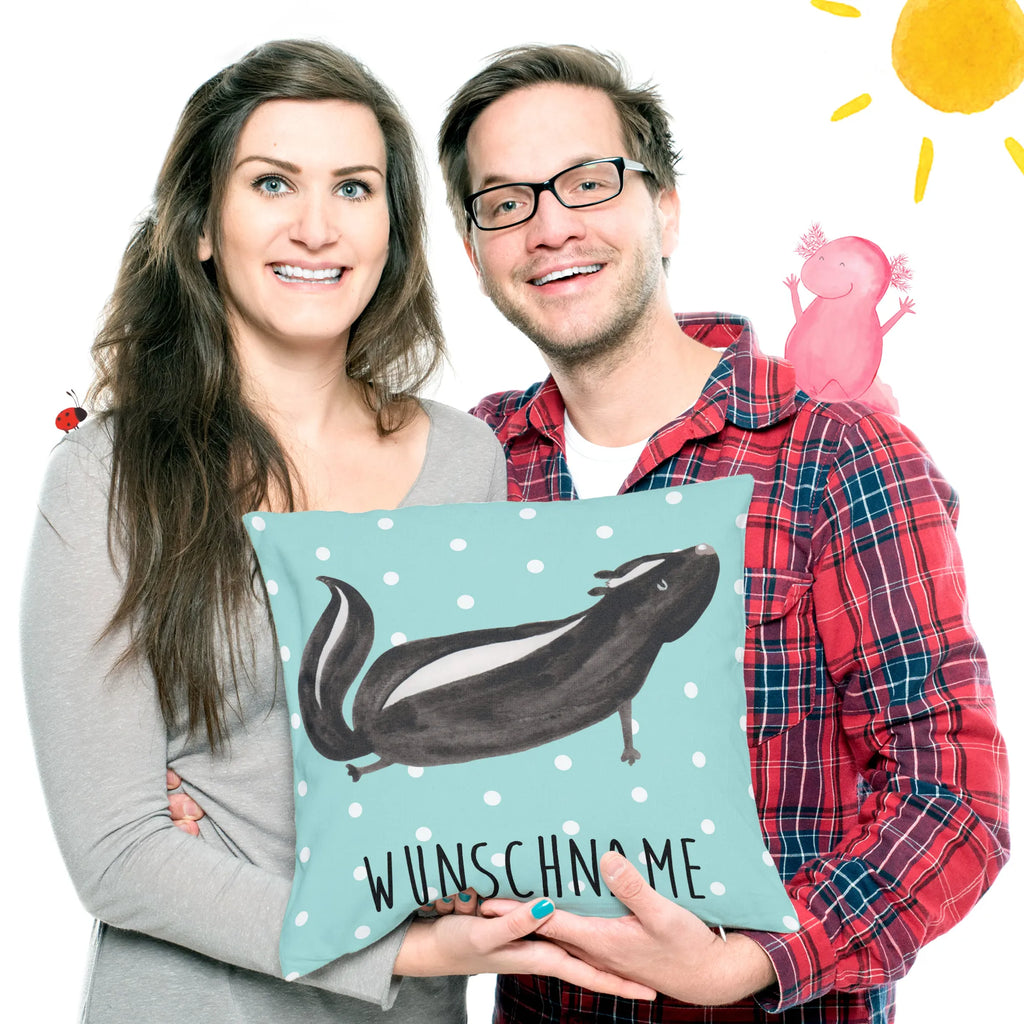 Personalizowana poduszka skunks Joga Stinktier, Skunk