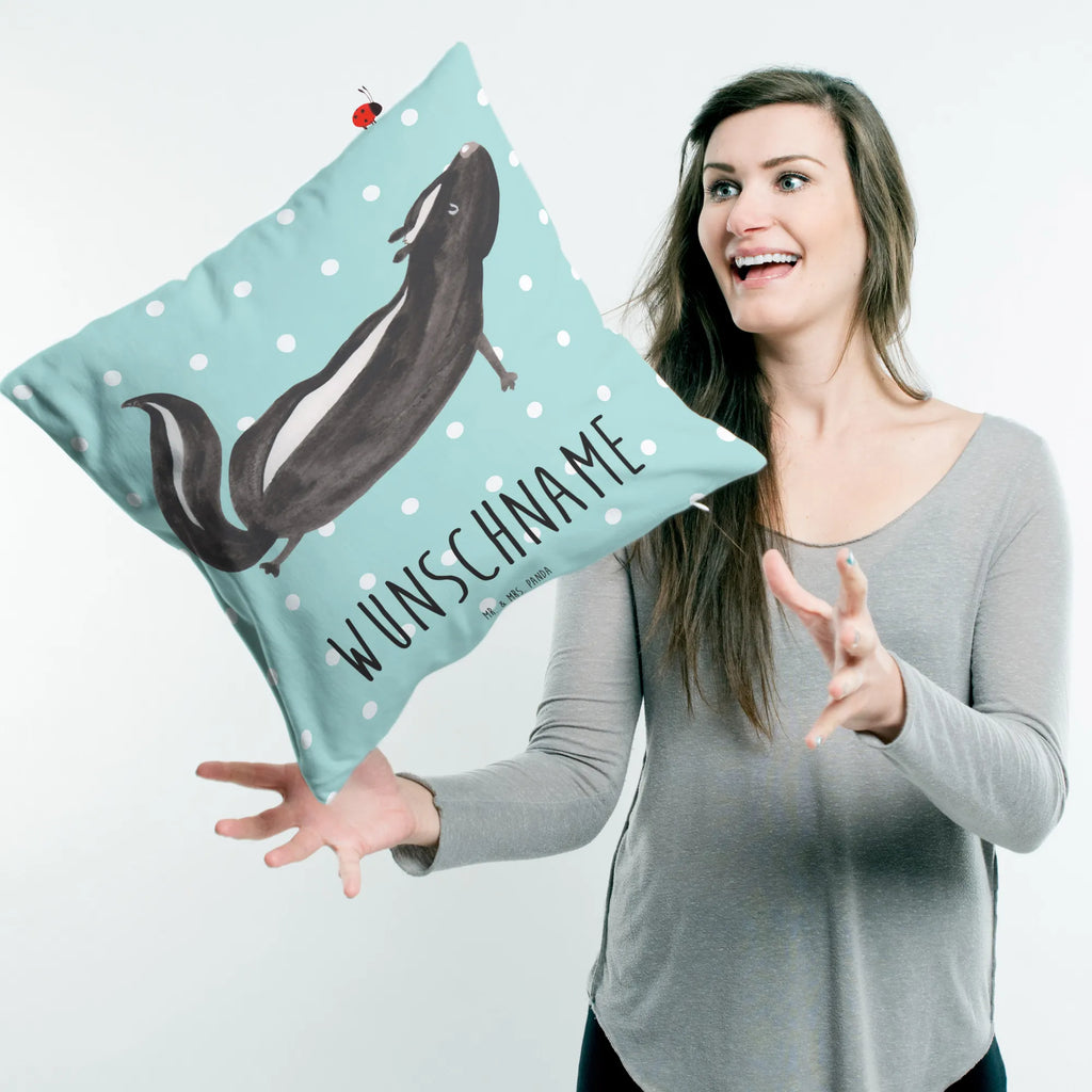 Personalizowana poduszka skunks Joga Stinktier, Skunk