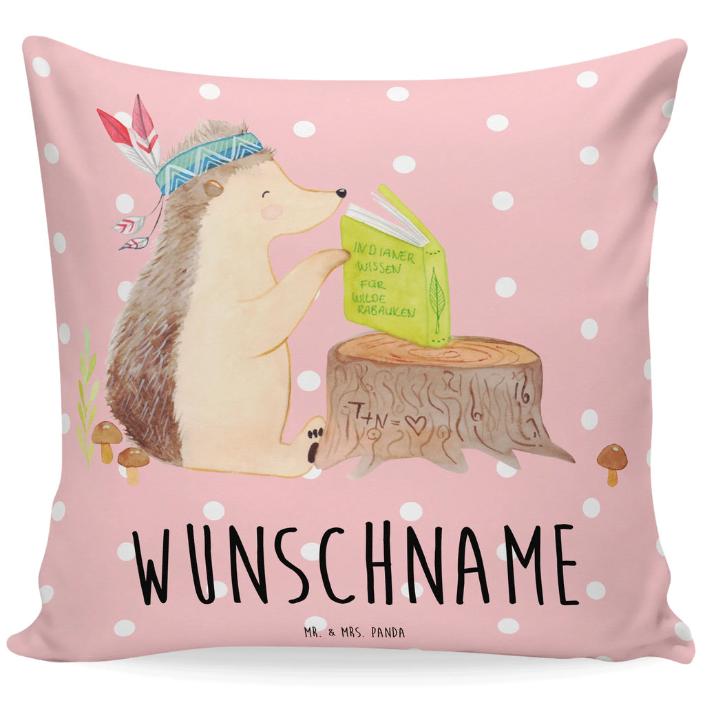 Personalised cushion Hedgehog feather headdress Forest animals, Campfire, Camping, Adventure, Indians, Hedgehogs