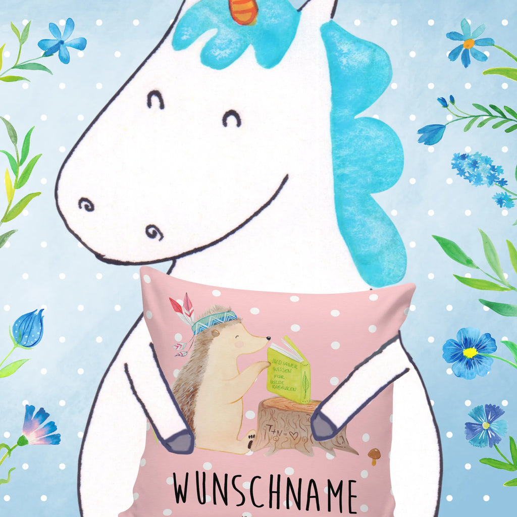 Personalised cushion Hedgehog feather headdress Forest animals, Campfire, Camping, Adventure, Indians, Hedgehogs