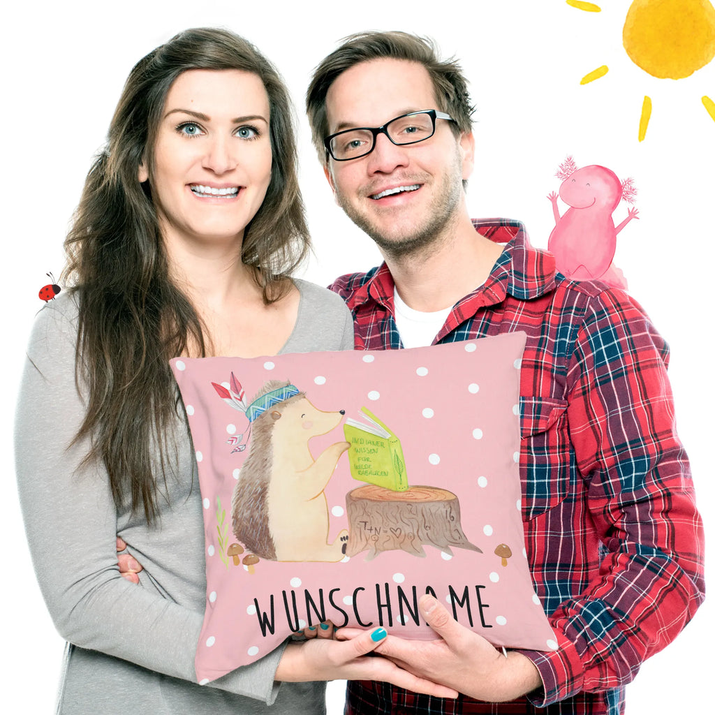 Personalised cushion Hedgehog feather headdress Forest animals, Campfire, Camping, Adventure, Indians, Hedgehogs