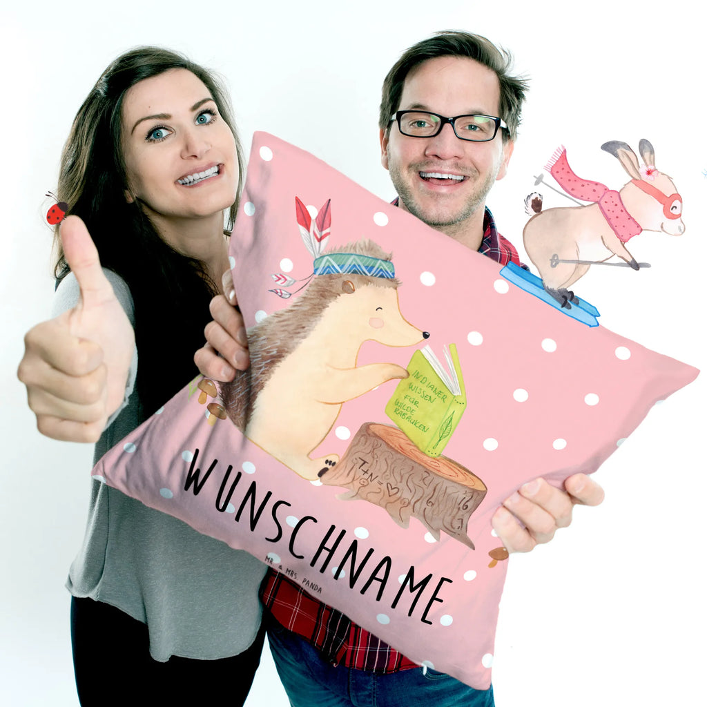 Personalised cushion Hedgehog feather headdress Forest animals, Campfire, Camping, Adventure, Indians, Hedgehogs