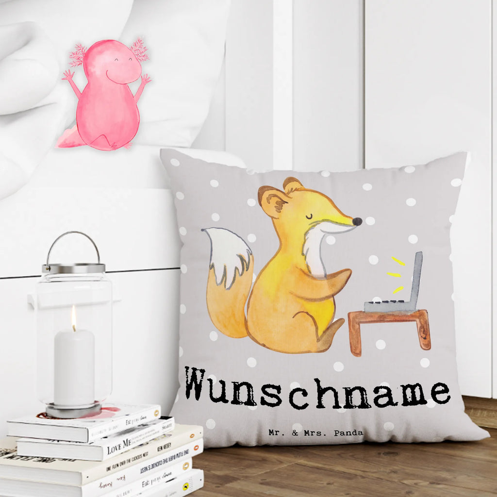 Personalisiertes Kissen Fuchs Bester Arbeitskollege der Welt Name, bedrucken, Kissen, Wunschname, personalisiert, Kopfkissen, für, Dankeschön, Geschenk, Schenken, Geburtstag, Geburtstagsgeschenk, Geschenkidee, Danke, Bedanken, Mitbringsel, Freude machen, Geschenktipp, Abschiedsgeschenk, Ruhestand, Kollege, Berufsgenosse, Beruf, Arbeit, Arbeitskollege, Mitarbeiter, Büro