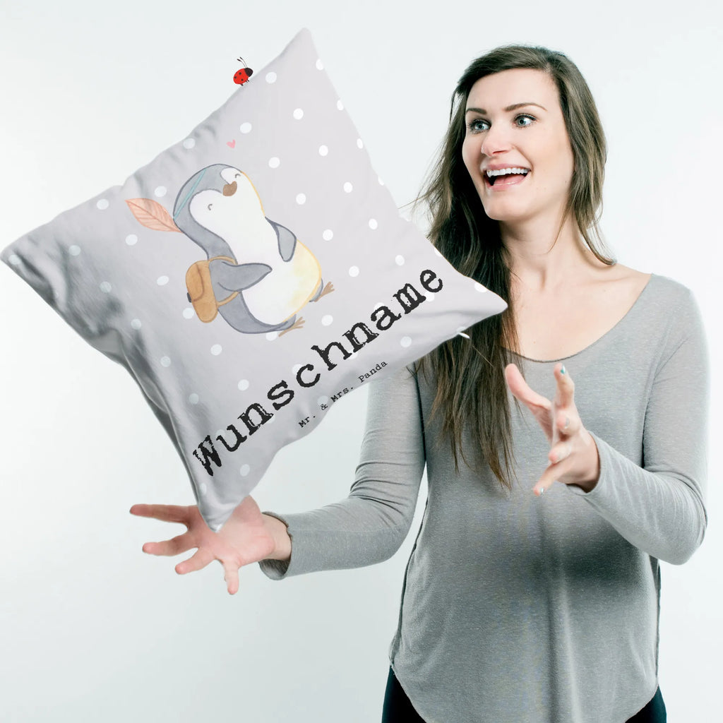 Personalisiertes Kissen Pinguin Bestes Stiefkind der Welt Kissen, Wunschname, Bedrucken, Personalisiert, Name, Kopfkissen, Geschenkidee, Geschenk, Schenken, Mitbringsel, Geburtstag, Geburtstagsgeschenk, für, Danke, Dankeschön, Bedanken, Freude machen, Geschenktipp, Taufe, Nachwuchs, Kid, Tochter, Liebling, Kinder, Kiddy, Angeheiratet, Bestes, Kids, Geburt, Sohn, Stiefkind, Kind