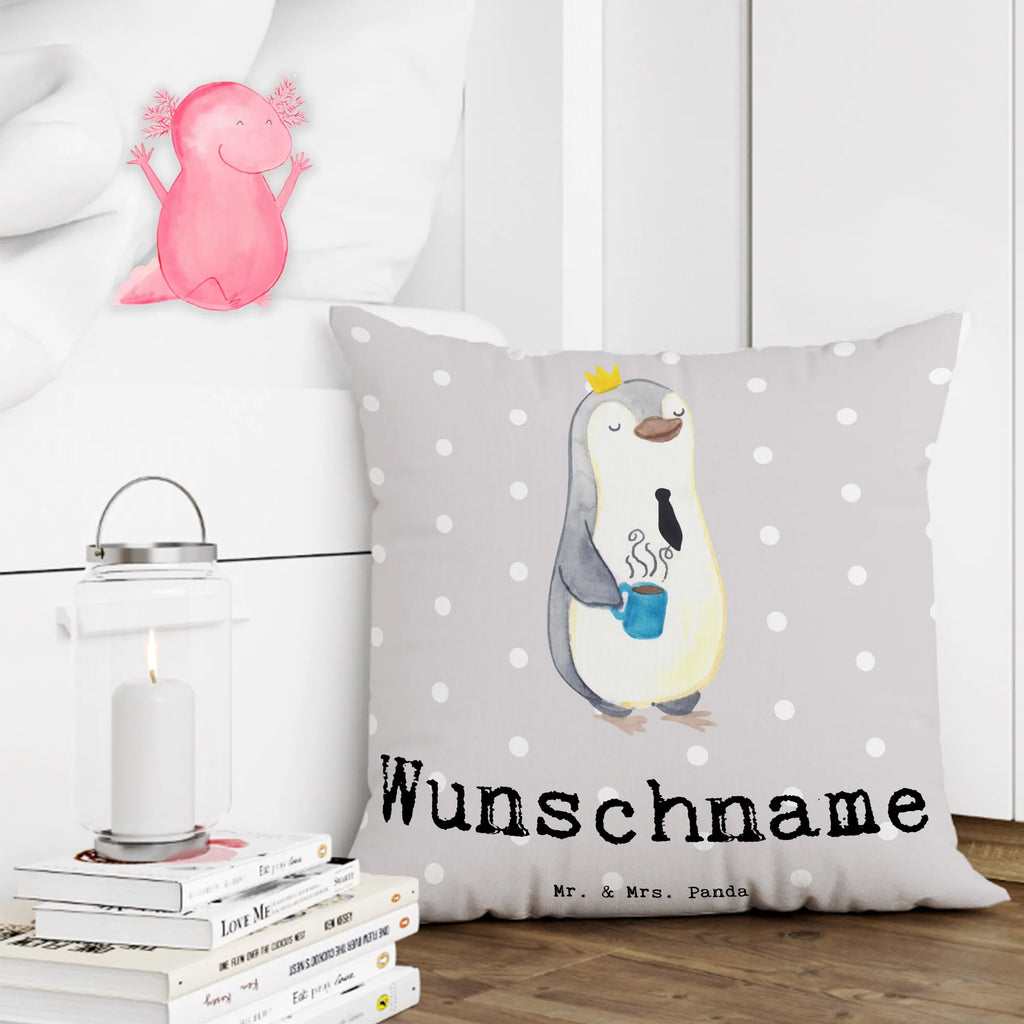 Personalizowana poduszka Pingwin Najlepszy kierownik działu na świecie dla, Dziękuję, Prezent, Wręczyć, Urodziny, Prezent urodzinowy, Pomysł na prezent, Podziękować, Upominek, Sprawić radość, Tip na prezent