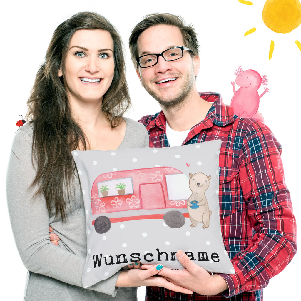 Personalizowana poduszka niedźwiedź Kamper Prezent, Sport, Dyscyplina sportowa, Hobby, Darować, Dziękuję, Dzięki, Wyróżnienie, Wygrana, Sportowiec