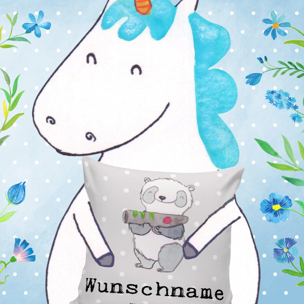 Personalisiertes Kissen Panda LaserTag Kopfkissen, bedrucken, personalisiert, Name, Wunschname, Kissen, Geschenk, Sport, Sportart, Hobby, Schenken, Danke, Dankeschön, Auszeichnung, Gewinn, Sportler, Laser Tag Party, Lasergame Zentrum, Lasertag