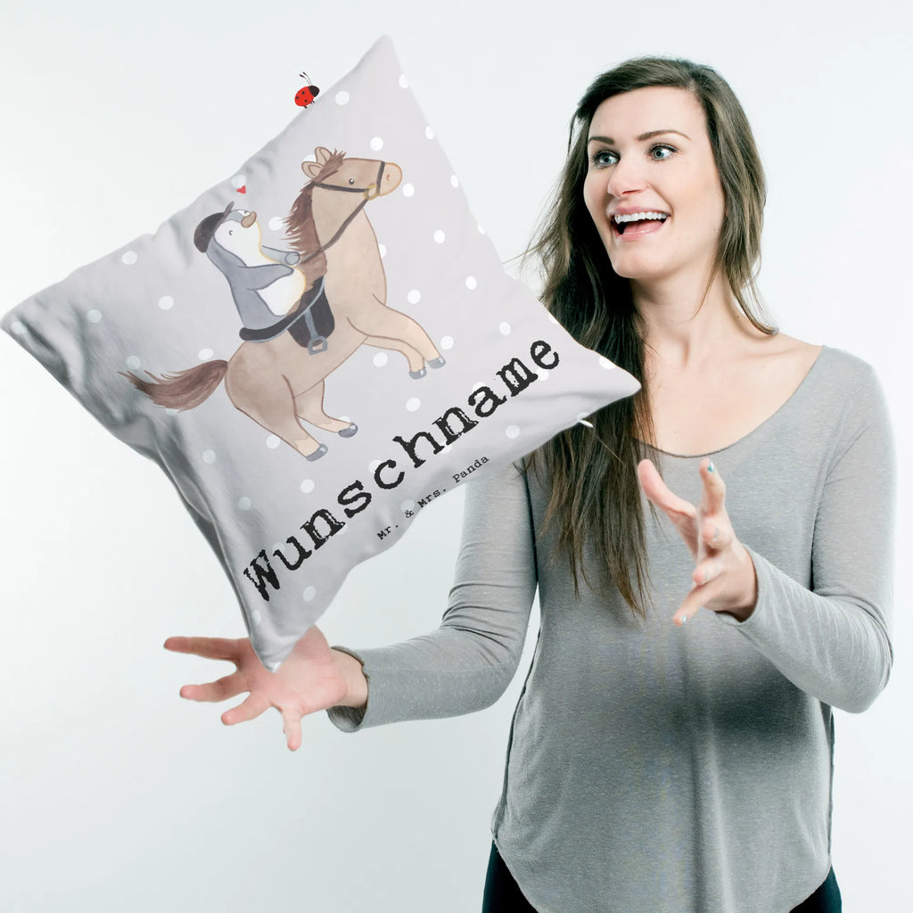 Personalised cushion Horse Ride Gift, sport, hobby, giving, thank you, award, profit, athlete, riding stables, Riding, riding club, equestrian sport, horses