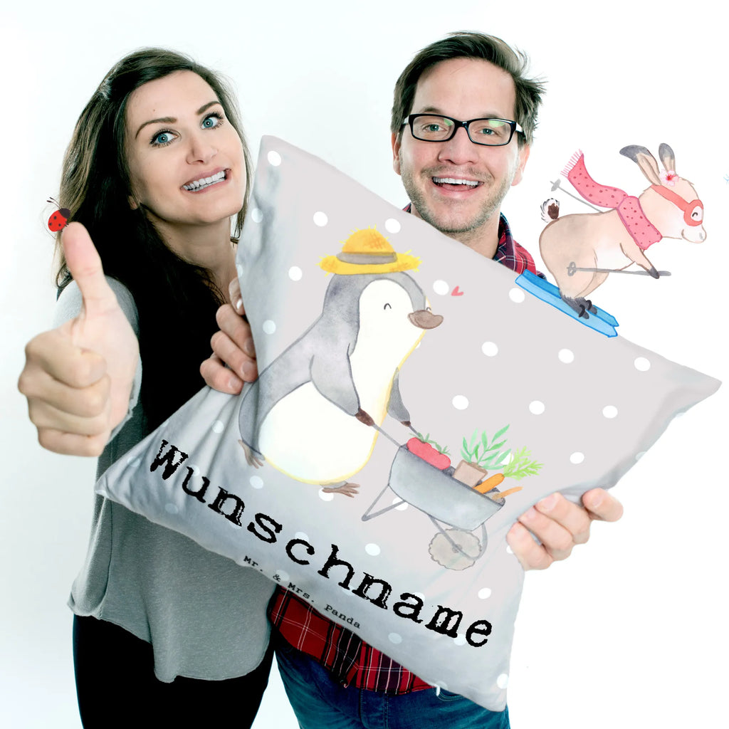 Personalizowana poduszka pingwin Prace ogrodowe Prezent, Sport, Dyscyplina sportowa, Hobby, Darować, Dziękuję, Dzięki, Wyróżnienie, Wygrana, Sportowiec