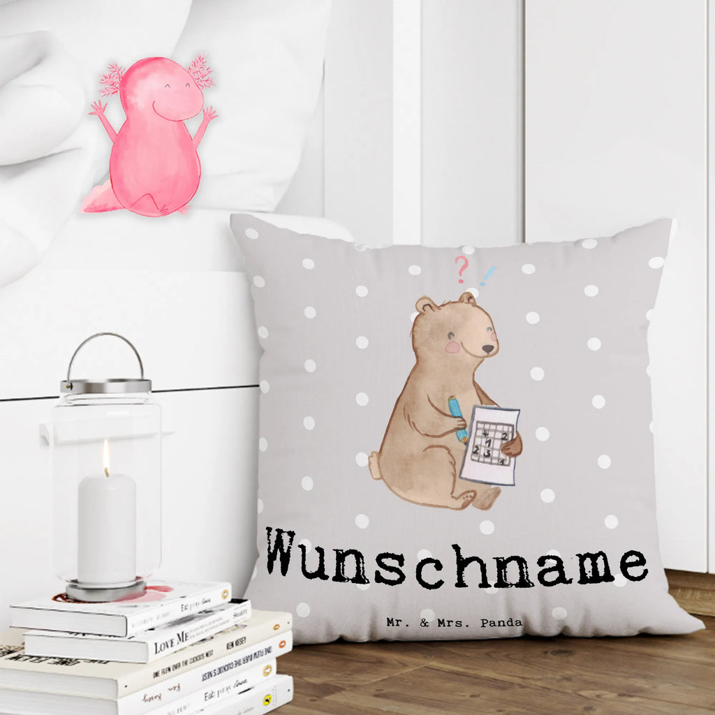 Personalizowana poduszka niedźwiedź Rozwiąż zagadkę Prezent, Sport, Dyscyplina sportowa, Hobby, Darować, Dziękuję, Dzięki, Wyróżnienie, Wygrana, Sportowiec