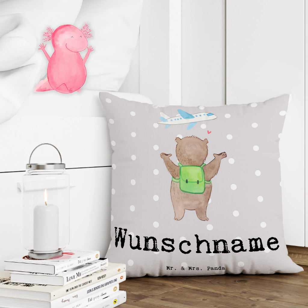 Personalizowana poduszka niedźwiedź Podróże Prezent, Sport, Dyscyplina sportowa, Hobby, Darować, Dziękuję, Dzięki, Wyróżnienie, Wygrana, Sportowiec