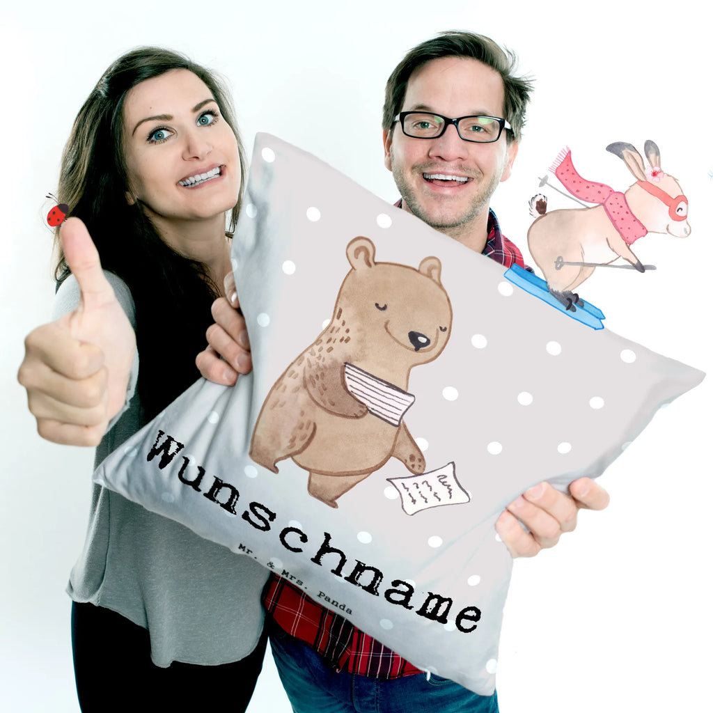 Personalisiertes Kissen Insolvenzverwalter mit Herz Kissen, Bedrucken, Wunschname, Name, Kopfkissen, Personalisiert, Geschenk, Schenken, Jubiläum, Danke, Dankeschön, Beruf, Ausbildung, Abschied, Rente, Kollege, Kollegin, Arbeitskollege, Mitarbeiter, Firma